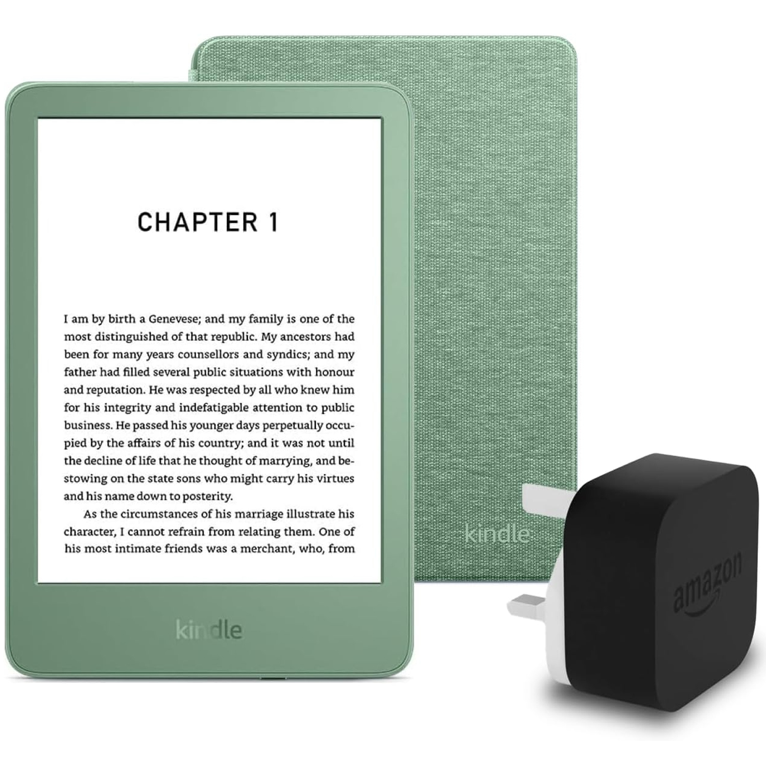 Amazon Kindle 16GB eBook-Reader matchagrün
