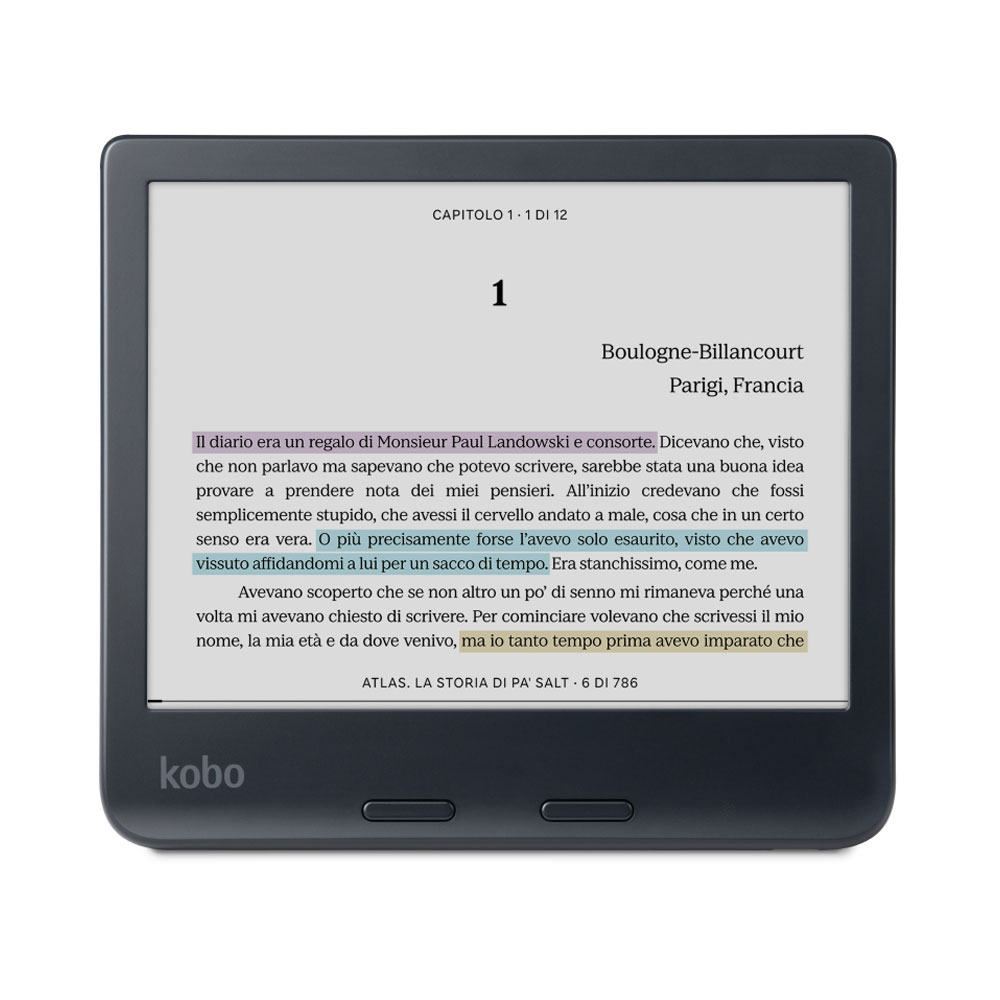 Kobo Libra Colour eBook-Reader schwarz Bundle incl. Stylus 2