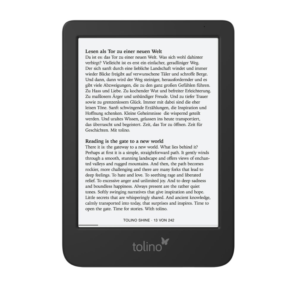 Tolino Shine 5 E-Reader schwarz