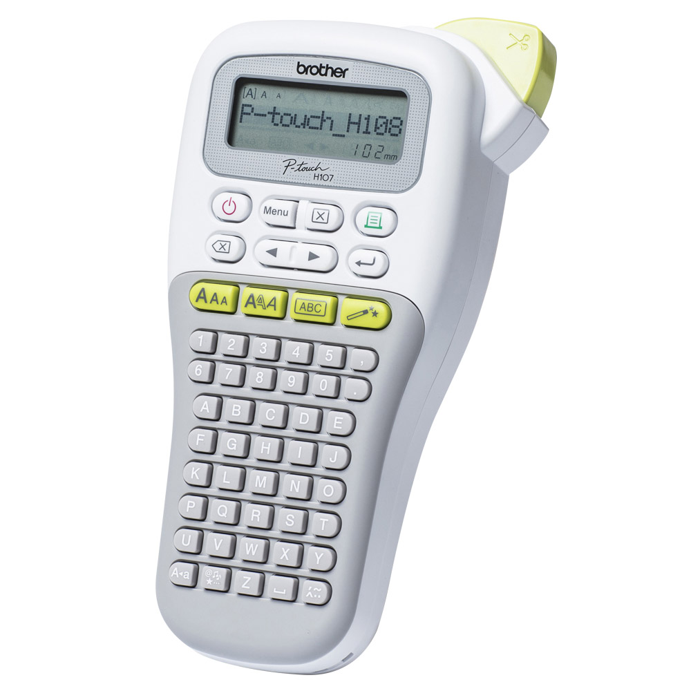 Brother P-touch H108G Beschriftungsgerät grau-weiß (2.Wahl)