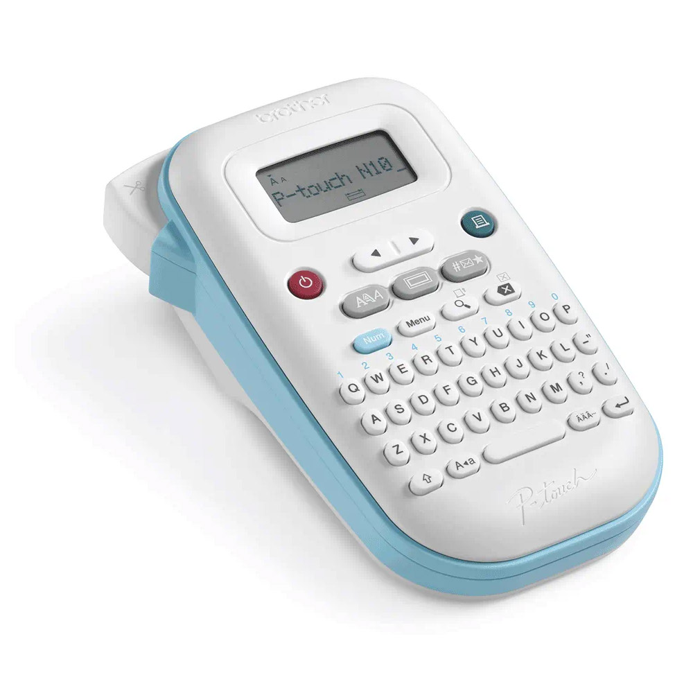 Brother P-Touch PT-N10 Beschriftungsgerät weiß/hellblau