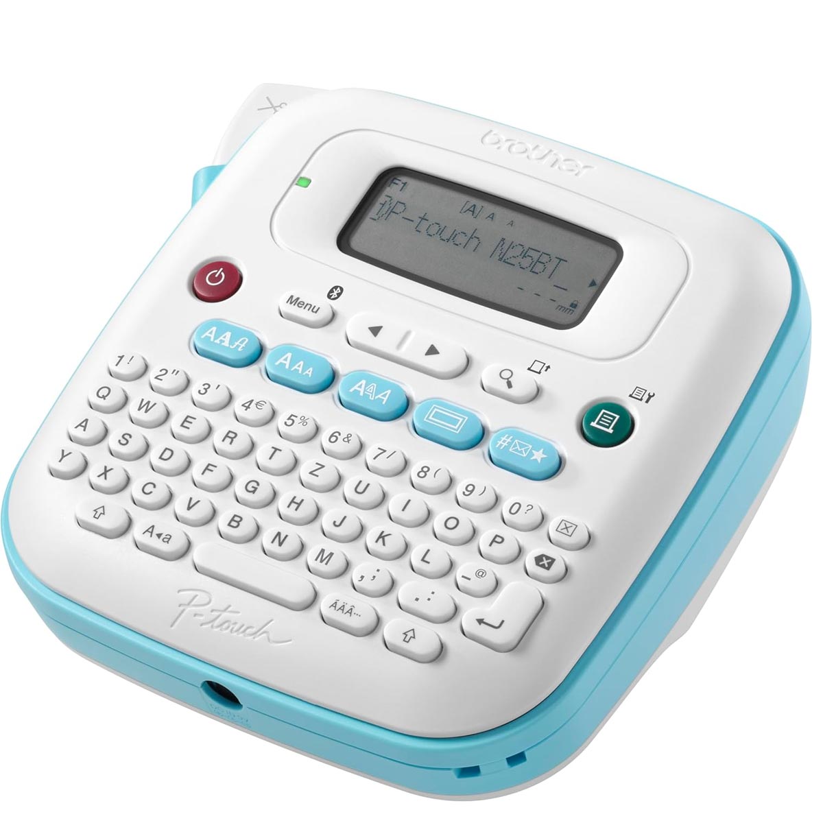 Brother P-Touch PT-25BT Beschriftungsgerät weiß/hellblau