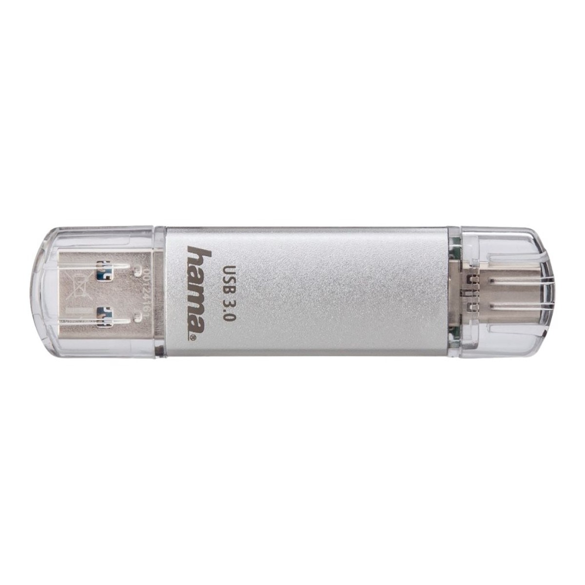 Hama USB-Stick "C-Laeta", USB-C 3.2 Gen 1, 64GB, 40 MB/s, Silber