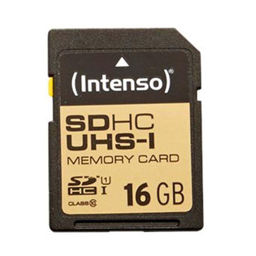 Intenso Premium SDHC UHS-I Class 10 Speicherkarte 16GB blau