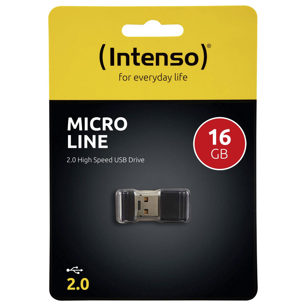 Intenso Micro Line 16GB USB-Stick schwarz