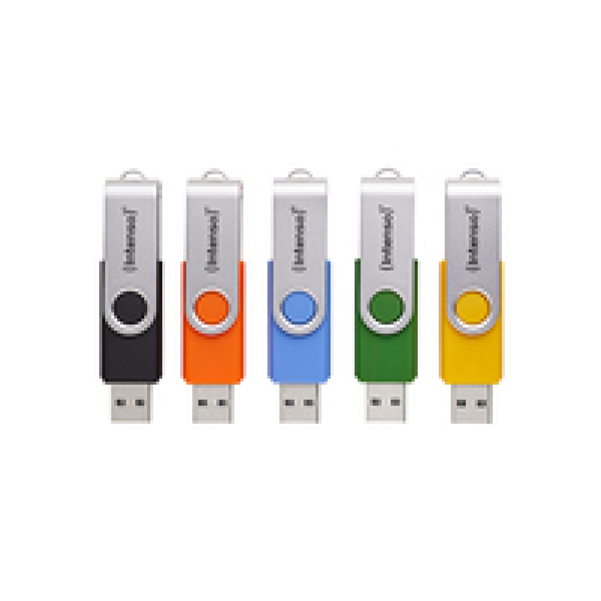 Intenso Office Line USB-Stick 64GB 5er Pack bunt