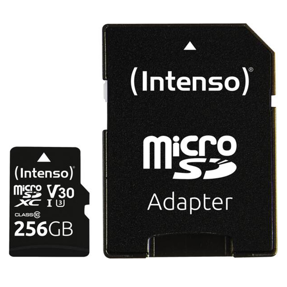 Intenso Professional microSDHC Speicherkarte 256GB schwarz