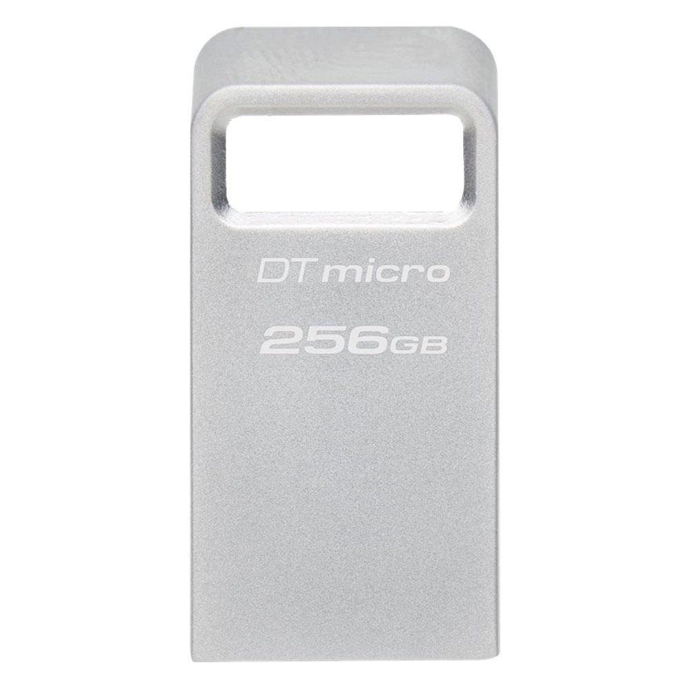 Kingston DataTraveler Micro USB 3.2 USB-Stick 256GB silber