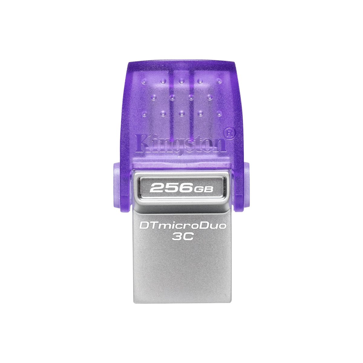 Kingston DataTraveler microDuo 3C USB-Stick 256GB lila/silber