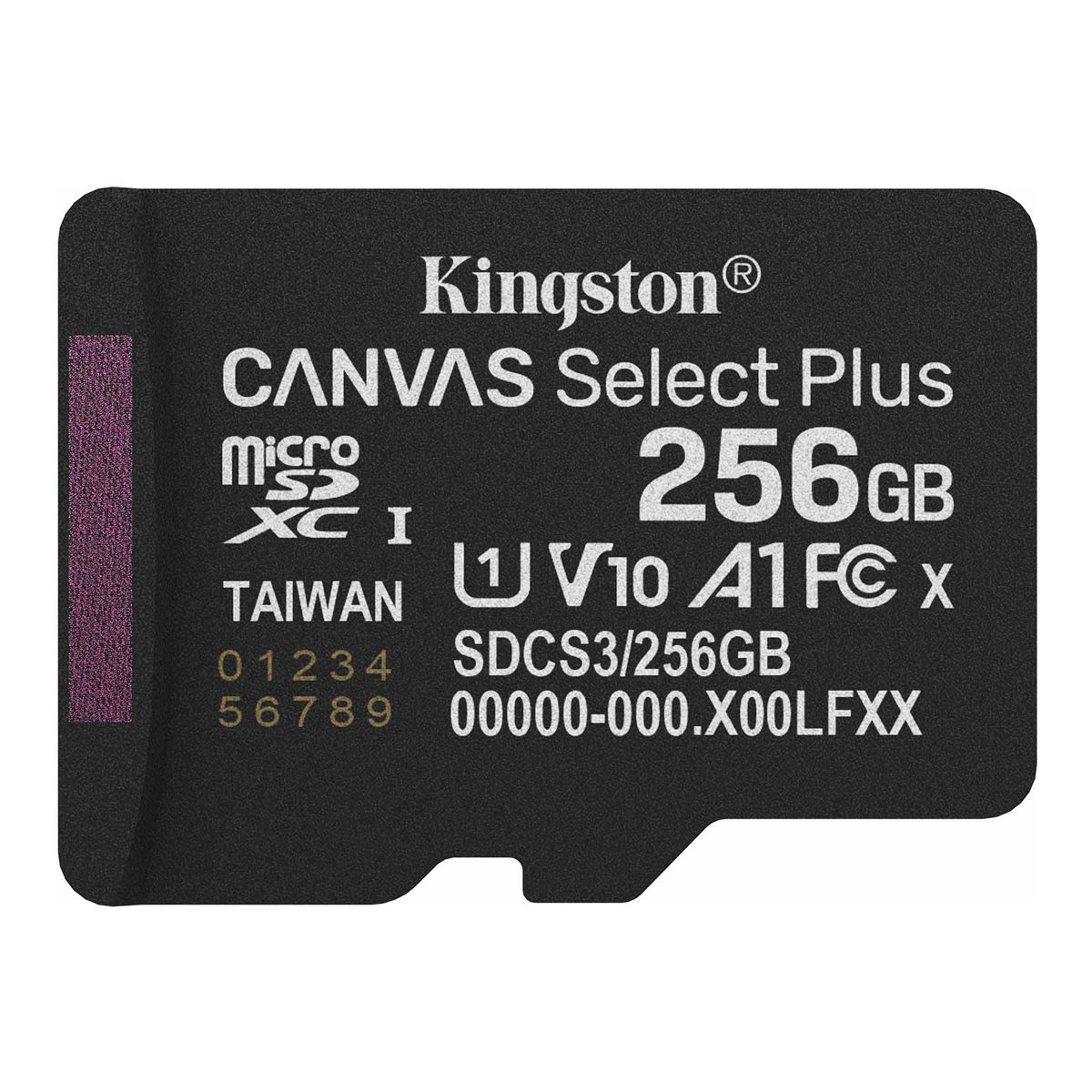 Kingston Canvas Select Plus microSDXC Speicherkarte 256GB ohne SD-Adapter