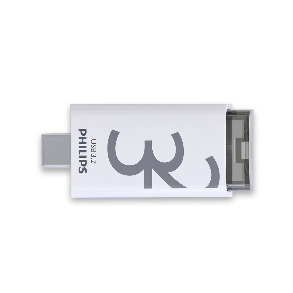 Philips Click Edition USB-C Anschluss USB 3.2 Gen 1 USB-Flash-Laufwerk 32 GB