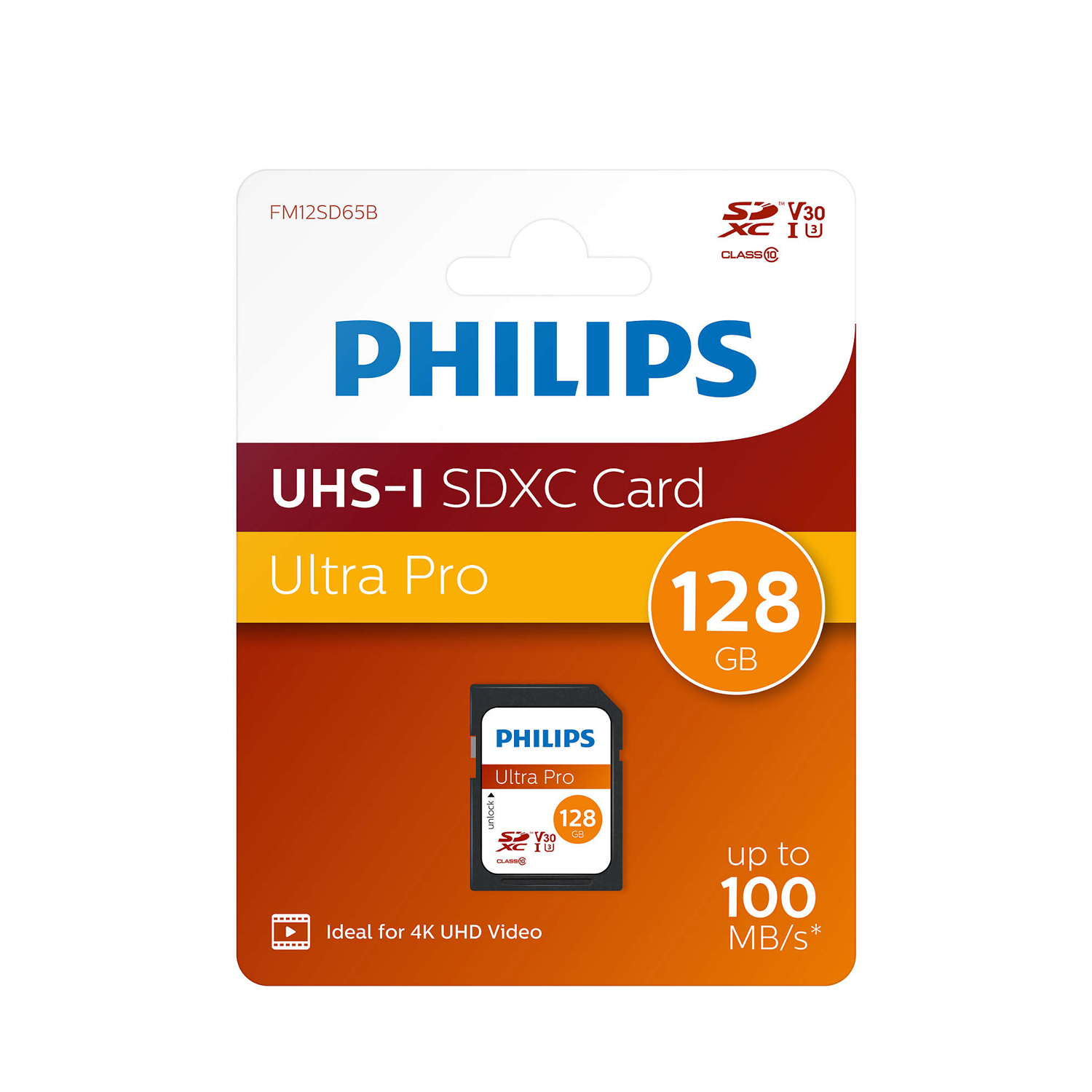Philips Ultra Pro SDXC Card 128 GB UHS-I U3