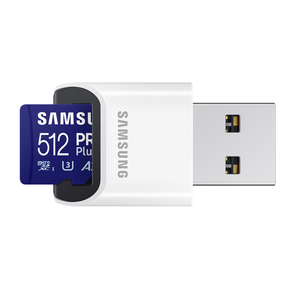 Samsung PRO Plus microSD-Karte + USB-Kartenleser 512 GB
