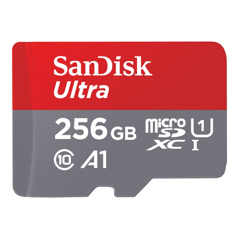 SanDisk Ultra 256 GB microSDXC UHS-I-Karte mit SD-Adapter
