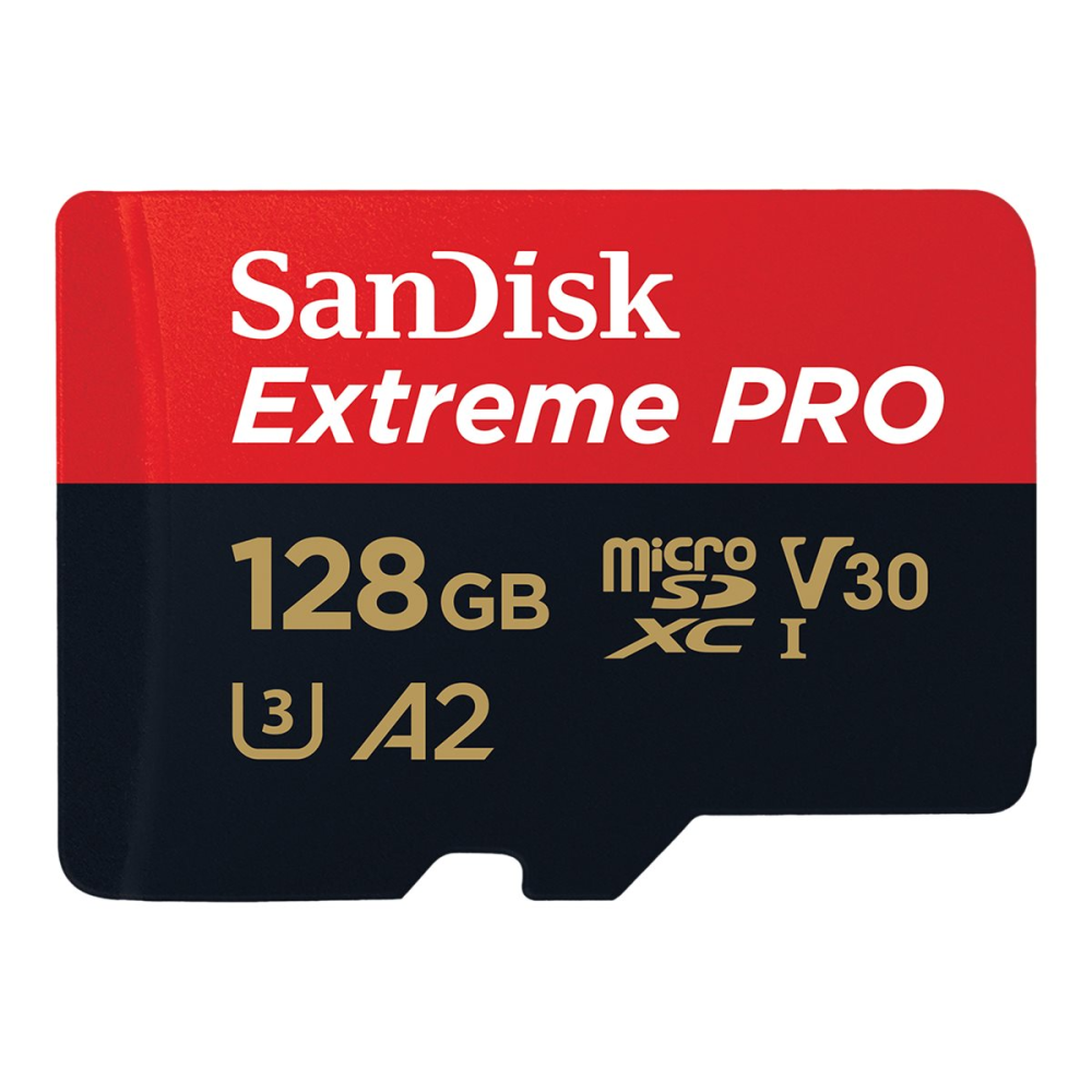 SanDisk Extreme PRO microSDXC UHS-I Speicherkarte 128 GB + Adapter & RescuePRO Deluxe