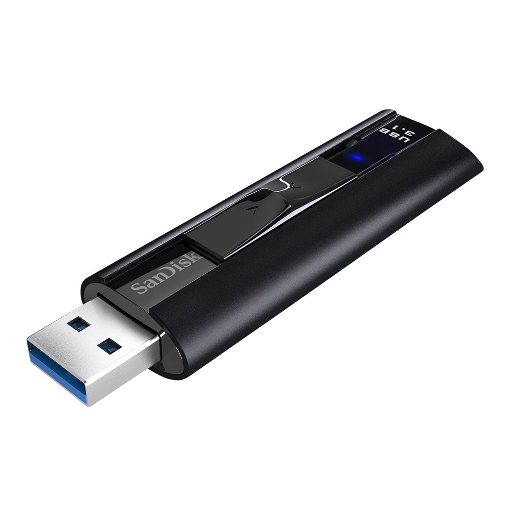 SanDisk Extreme PRO USB 3.2 Solid State Flash-Laufwerk 128 GB schwarz