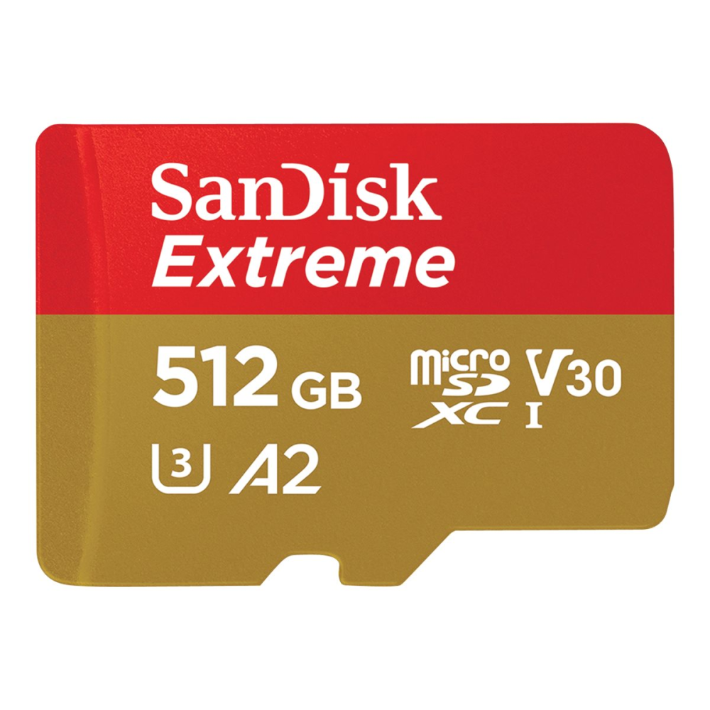 SanDisk Extreme microSDXC UHS-I Speicherkarte 512 GB + Adapter