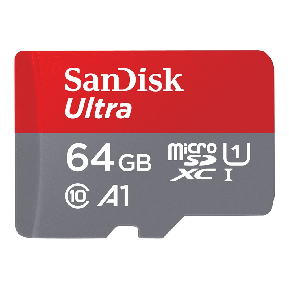 SanDisk Ultra Android microSDXC UHS-I Speicherkarte 64 GB + Adapter