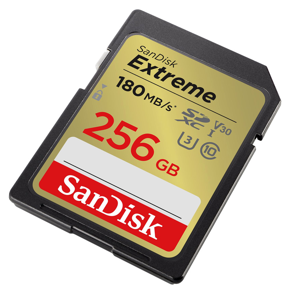 SanDisk Extreme SDXC UHS-I Speicherkarte 256GB