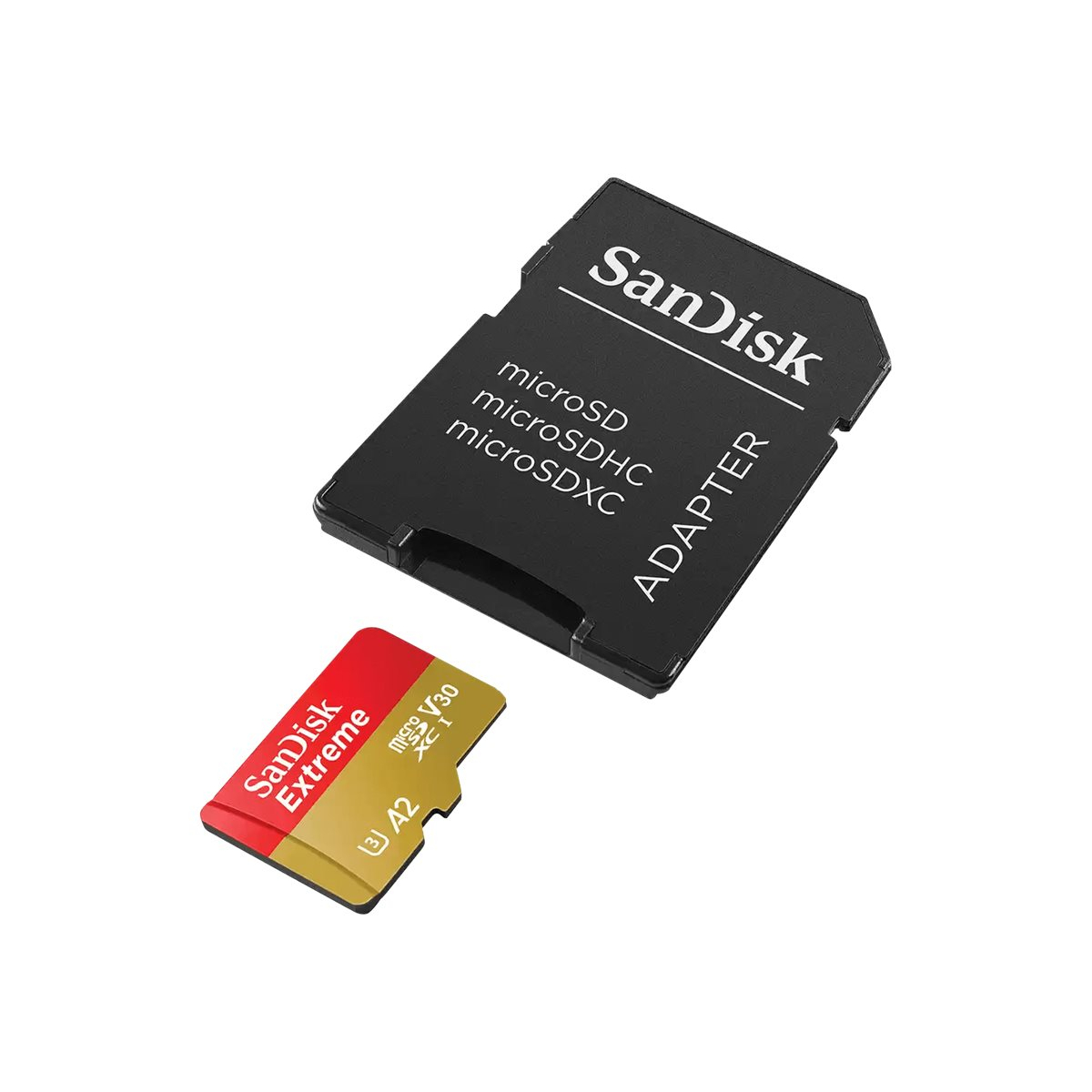 SanDisk Extreme microSDXC A2 UHS-I U3 V30 170MB/s Speicherkarte + Adapter 64GB