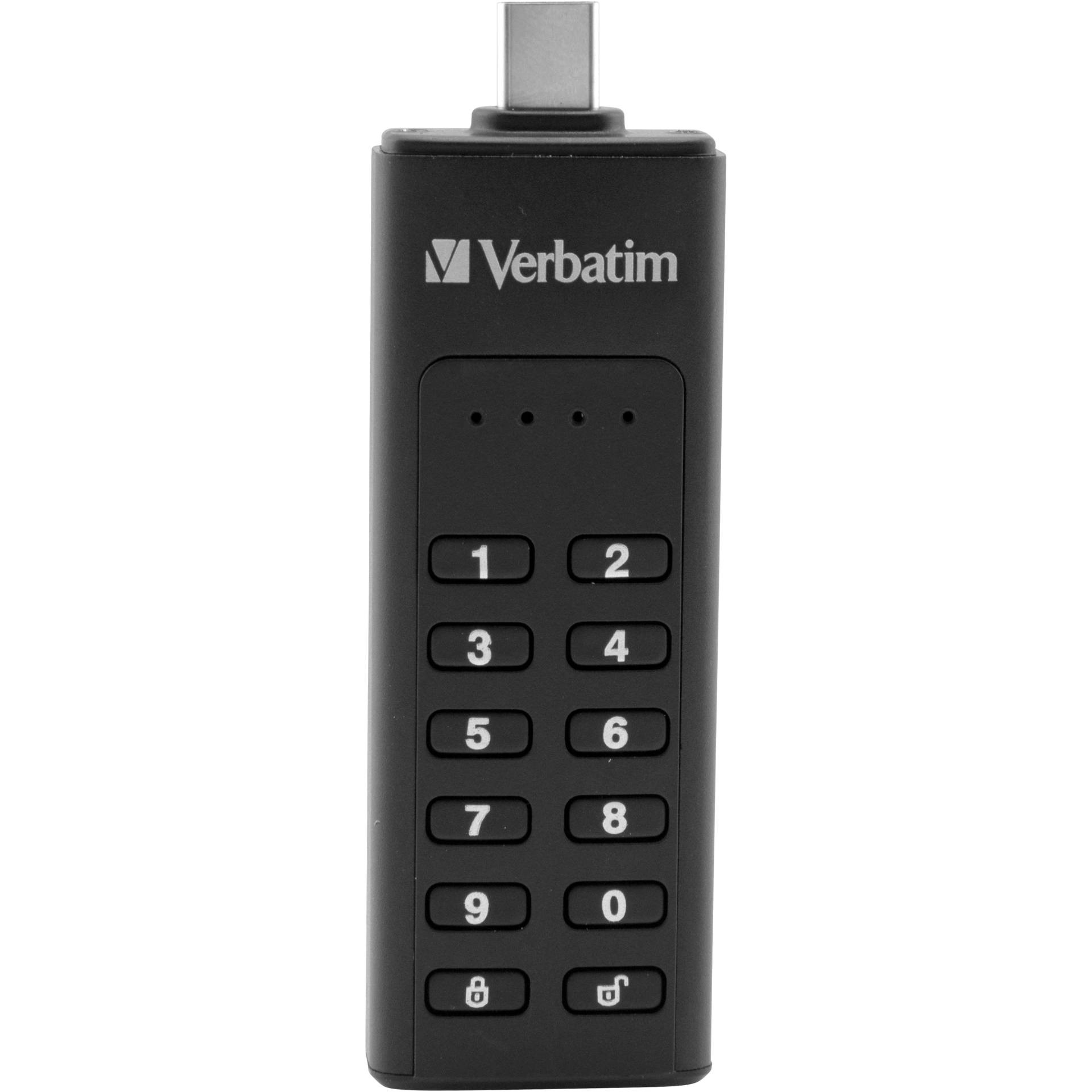 Verbatim Keypad Secure USB-C USB-Stick 64GB schwarz
