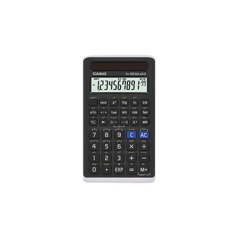 Casio FX-82SOLARII Schulrechner schwarz