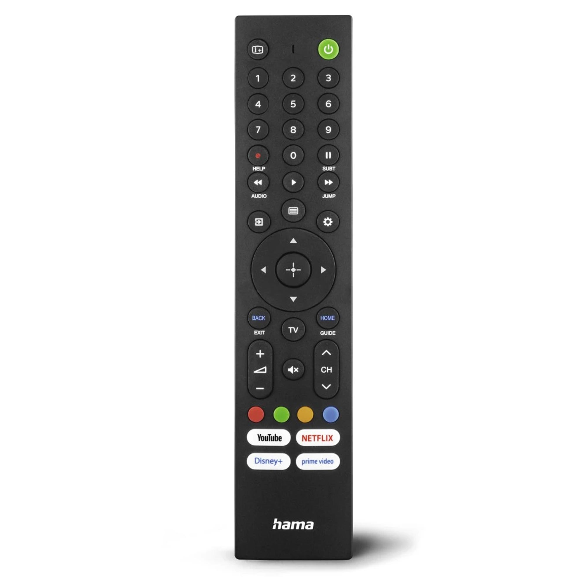 Hama Universal-Fernbedienung für Sony TVs, IR, lernfähig, mit 4 App-Tasten