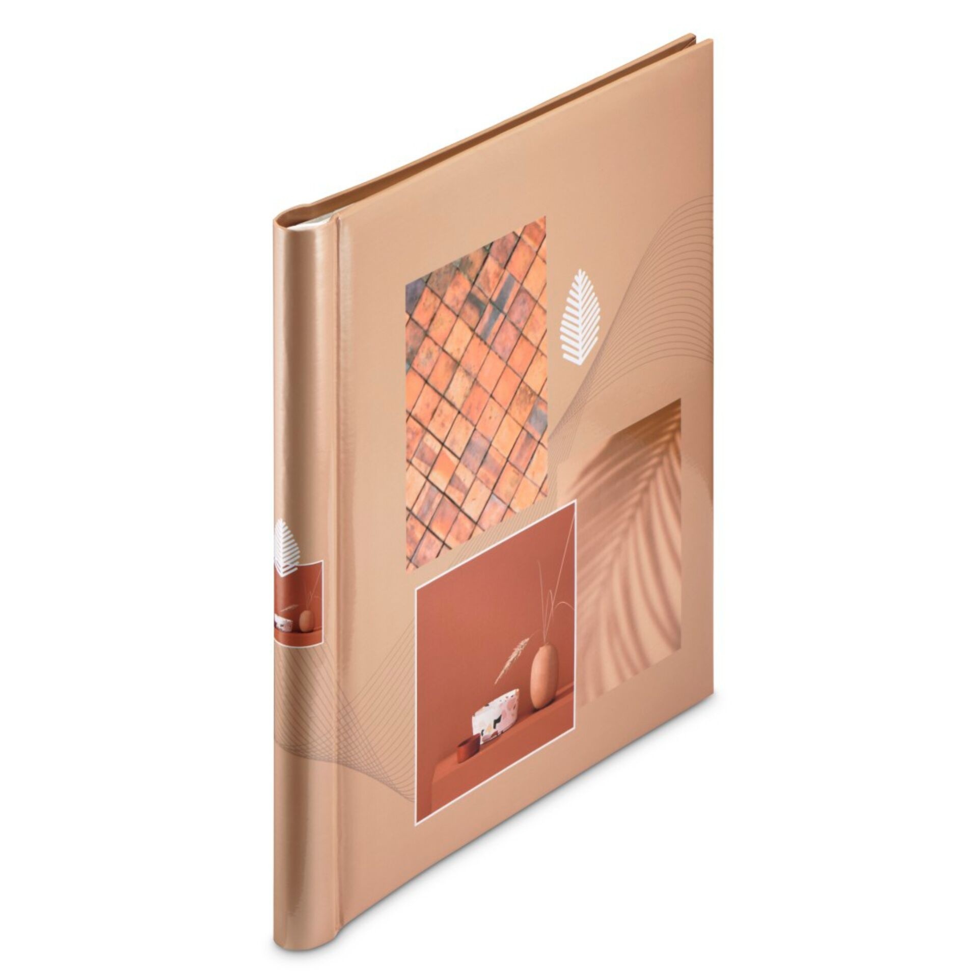 Hama Singo II Selbstklebe-Album 28x31 cm 20 weiße Seiten terracotta