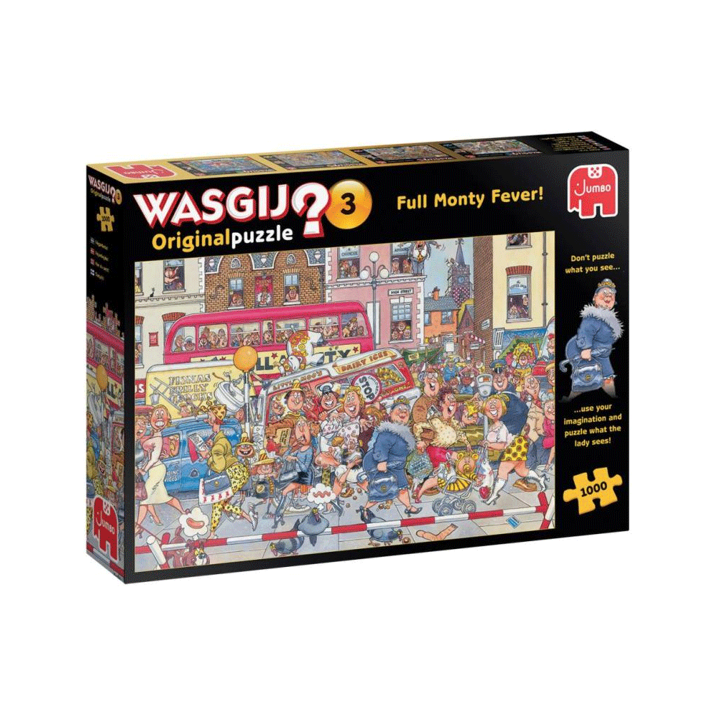 Jumbo Wasgij Original 3- Full Monty Fever 1000 Teile Puzzle (81923)