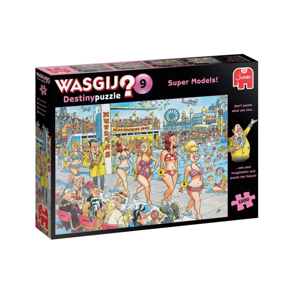 Jumbo Wasgij Destiny 9 - Super Models ! 1000 Teile Puzzle (81931)