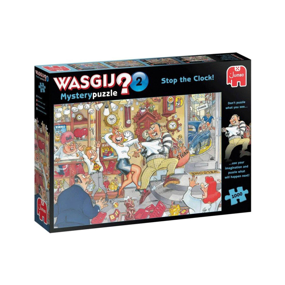 Jumbo Wasgij Mystery 2 - Stop the Clock 1000 Teile Puzzle (81933)