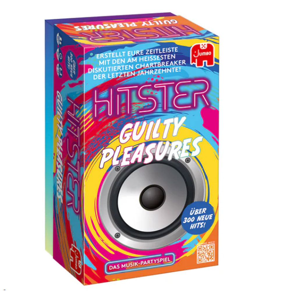 Jumbo Hitster  Guilty Pleasures Party Spiel