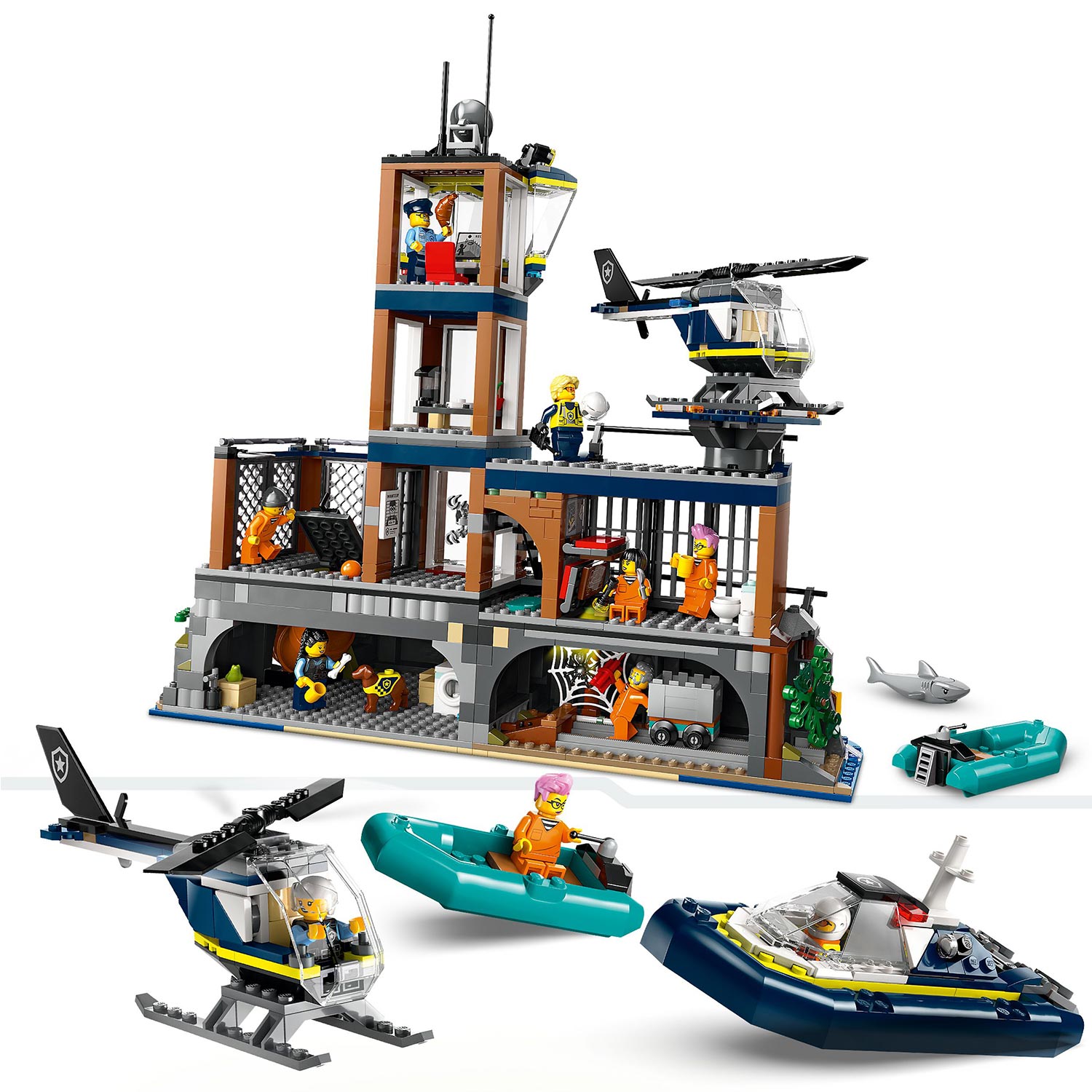 LEGO City - Polizeistation auf der Gefängnisinsel (60419)
