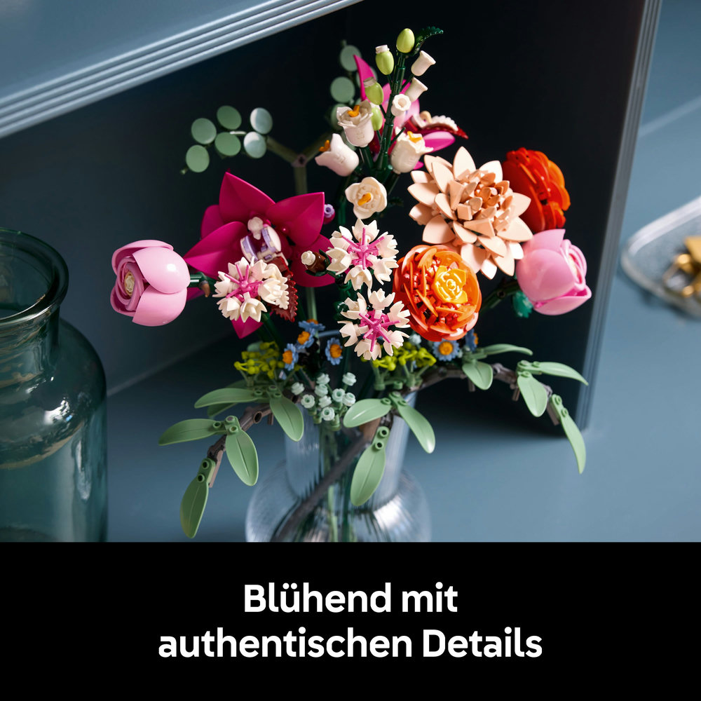 LEGO Botanical Collection - Schöner Rosafarbener Blumenstrauß (10342)