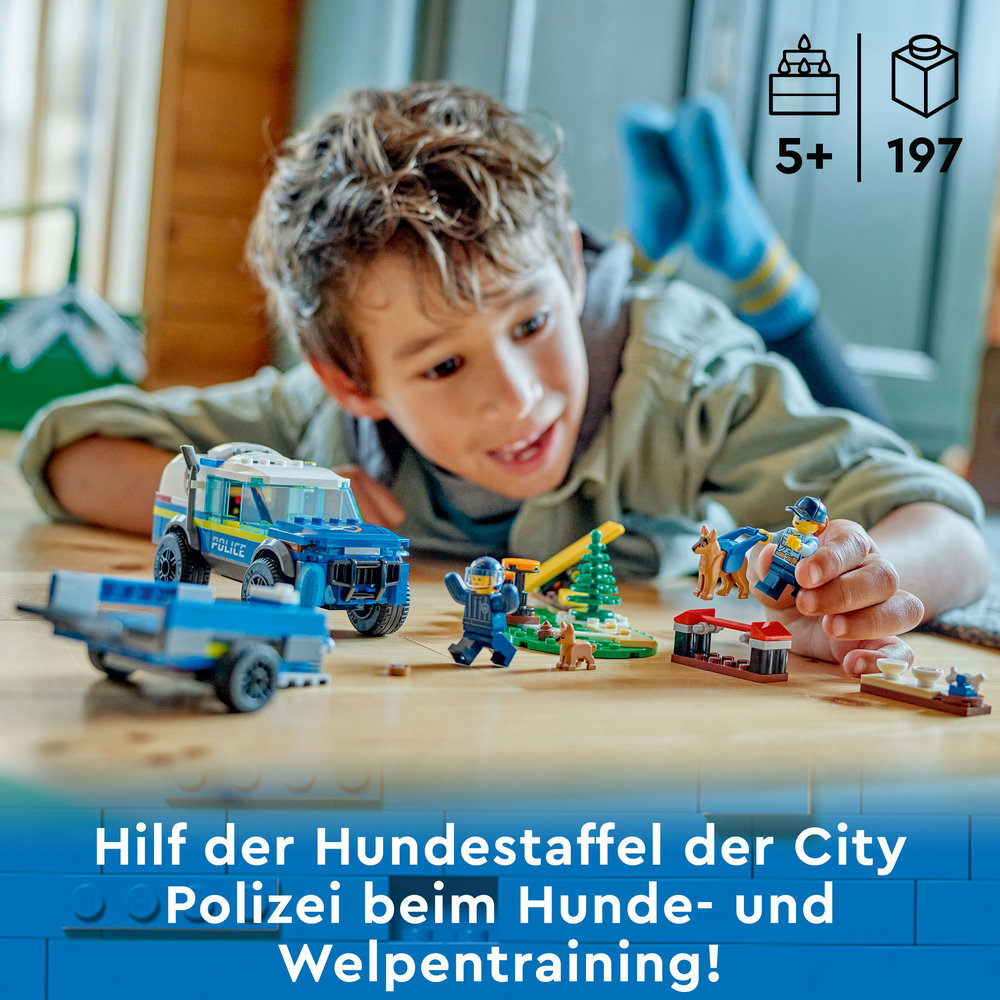 LEGO City - Mobiles Polizeihunde-Training (60369)