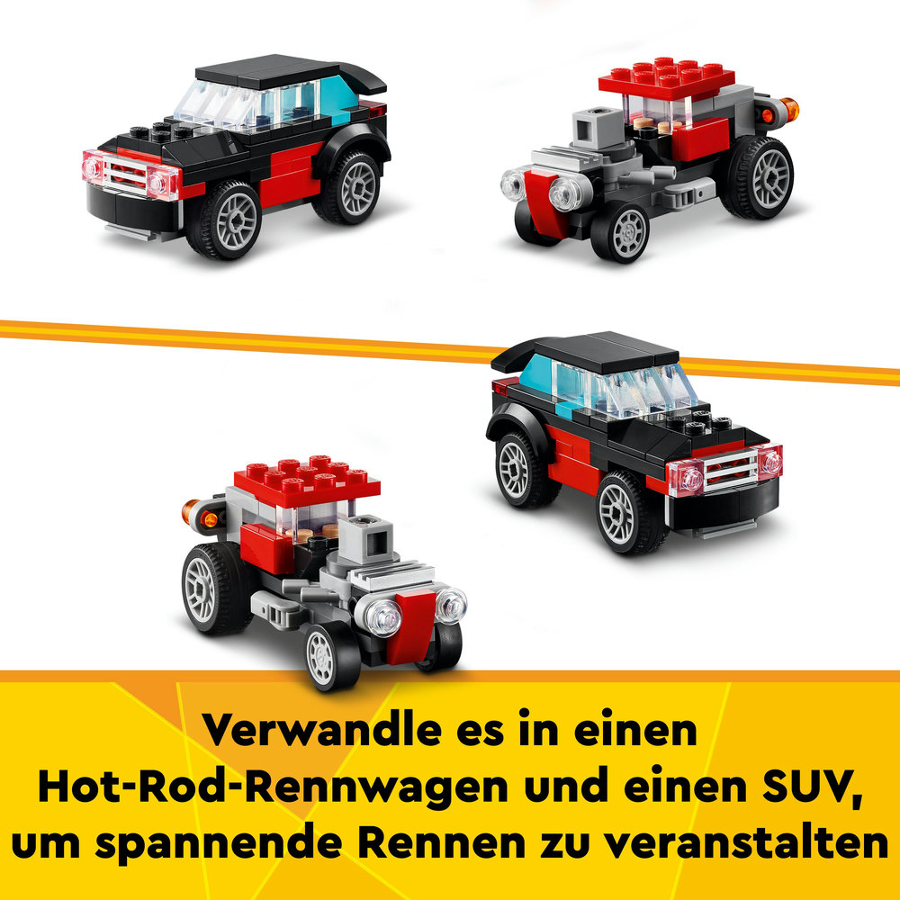 LEGO Creator 3-in-1 - Tieflader mit Hubschrauber (31146)