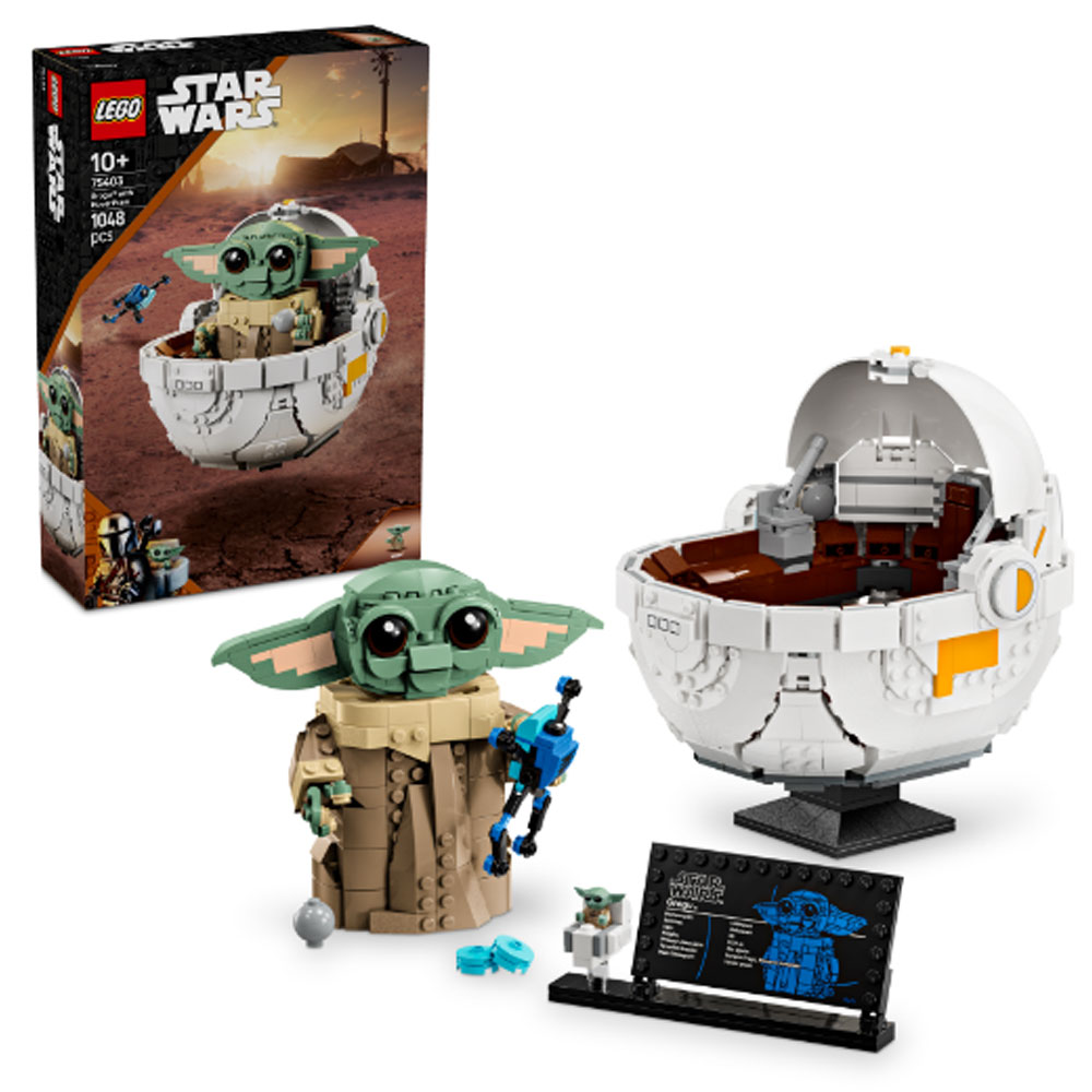 LEGO Star Wars Grogu in seiner Repulsorwiege (75403)