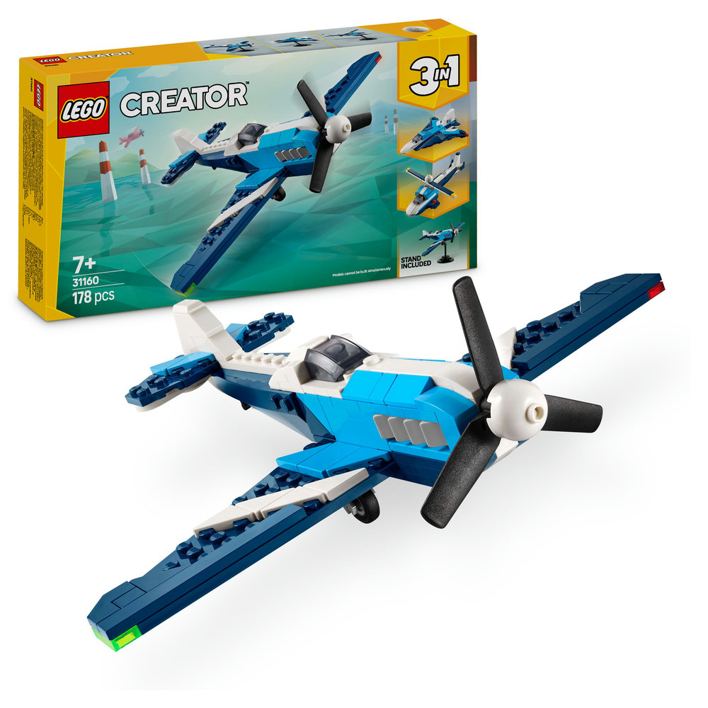 LEGO Creator 3 in 1 - Flieger: Rennflugzeug (31160)