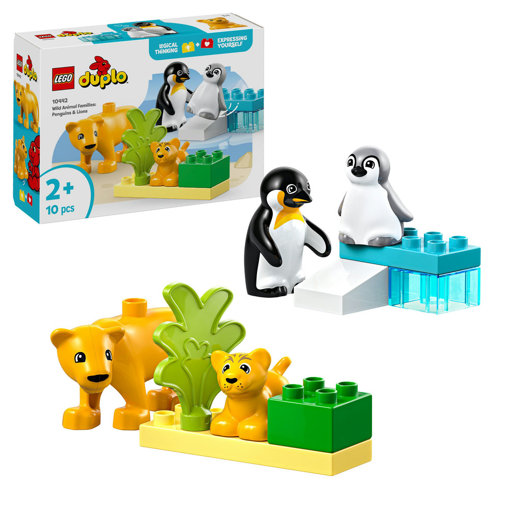 LEGO Duplo - Wildtier-Familien: Pinguine und Löwen (10442)