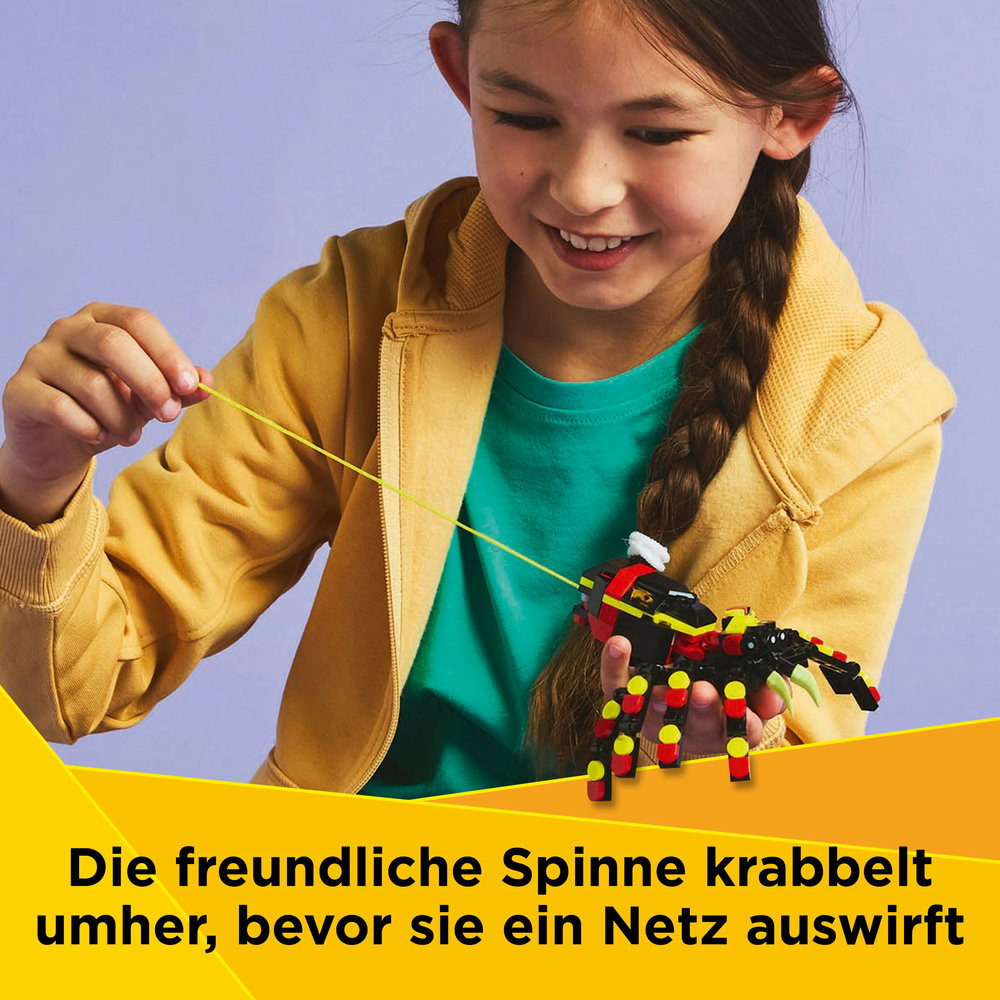 LEGO Creator 3 in 1 - Wilde Tiere: Überraschungsspinne (31159)