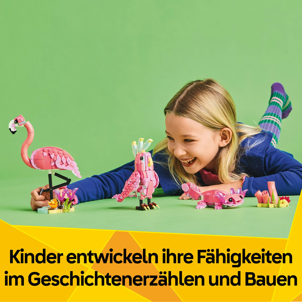 LEGO Creator 3-en-1 - Wild Animals: Pink Flamingo (31170)