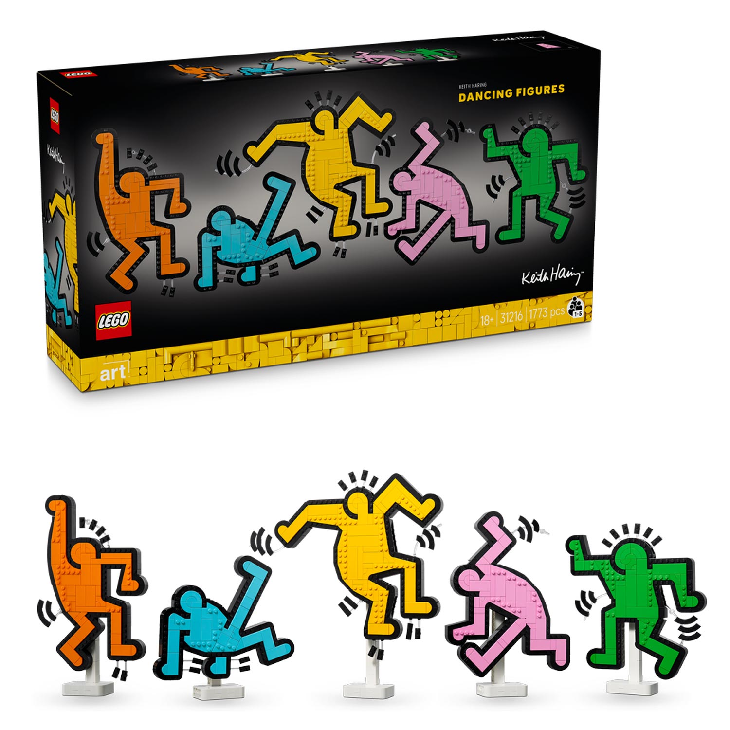 LEGO Art Keith Haring  Tanzende Figuren (31216)