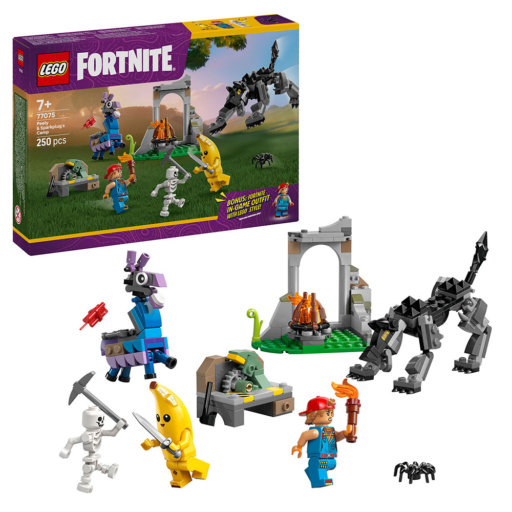 LEGO Fortnite - Das Lager von Schali und der Zündkerzenkünstlerin (77075)