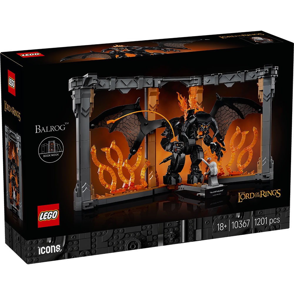 LEGO Icons - Der Herr der Ringe Balrog Bücherstütze (10367)