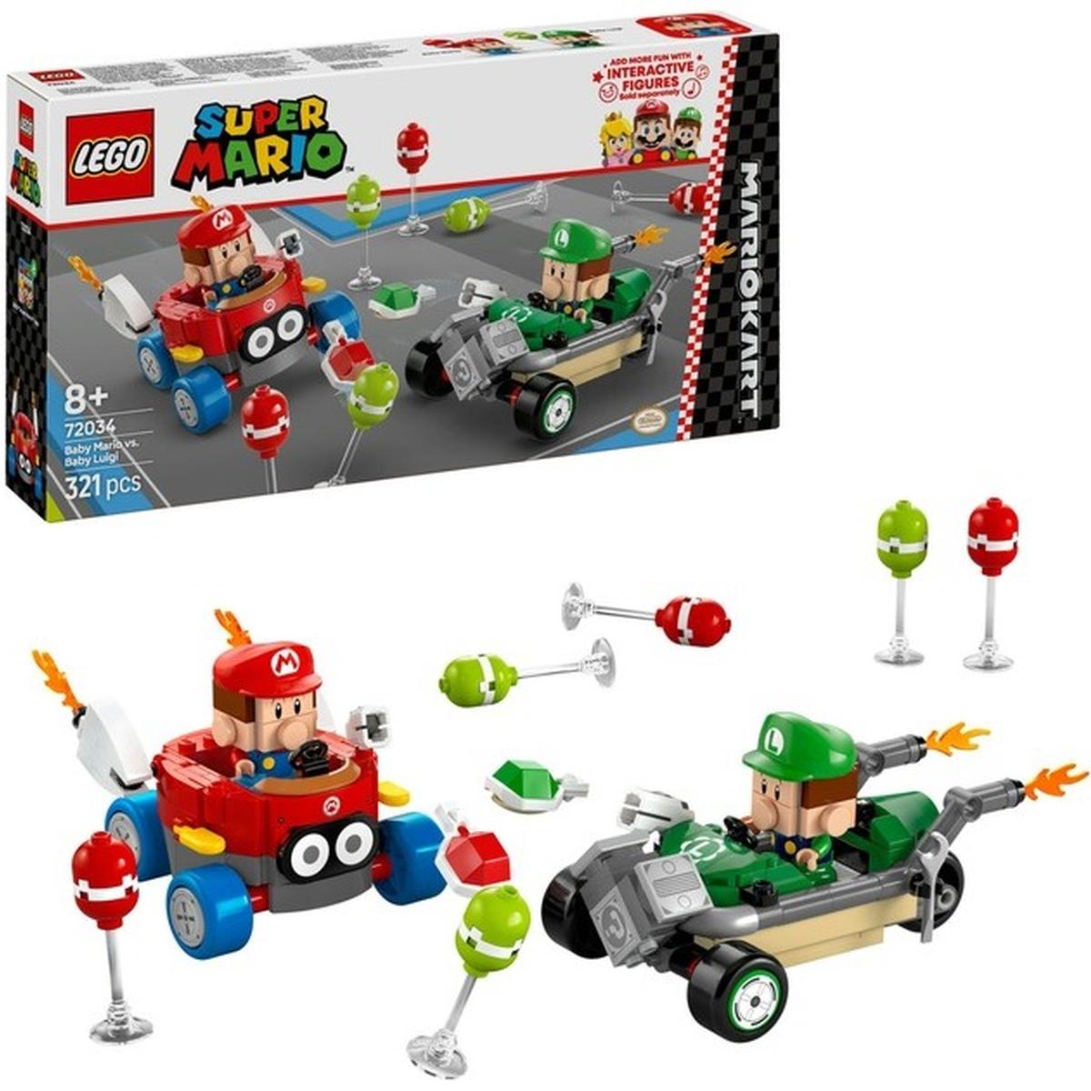 LEGO Super Mario Mario Kart - Baby Mario vs. Baby Luigi (72034)