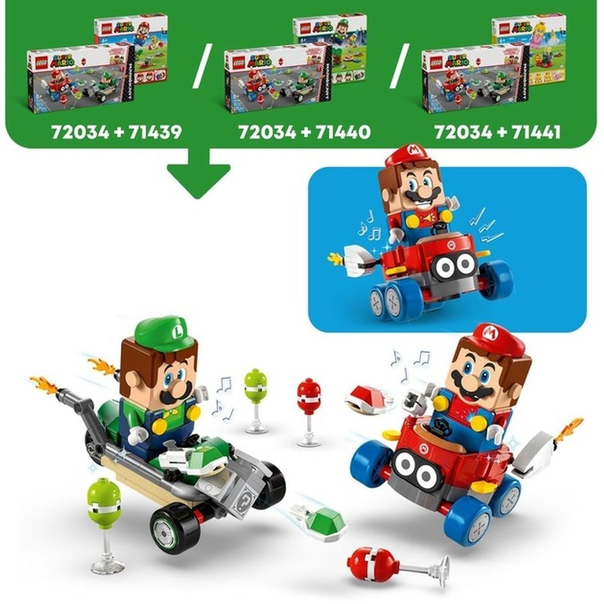 LEGO Super Mario Mario Kart - Baby Mario vs. Baby Luigi (72034)