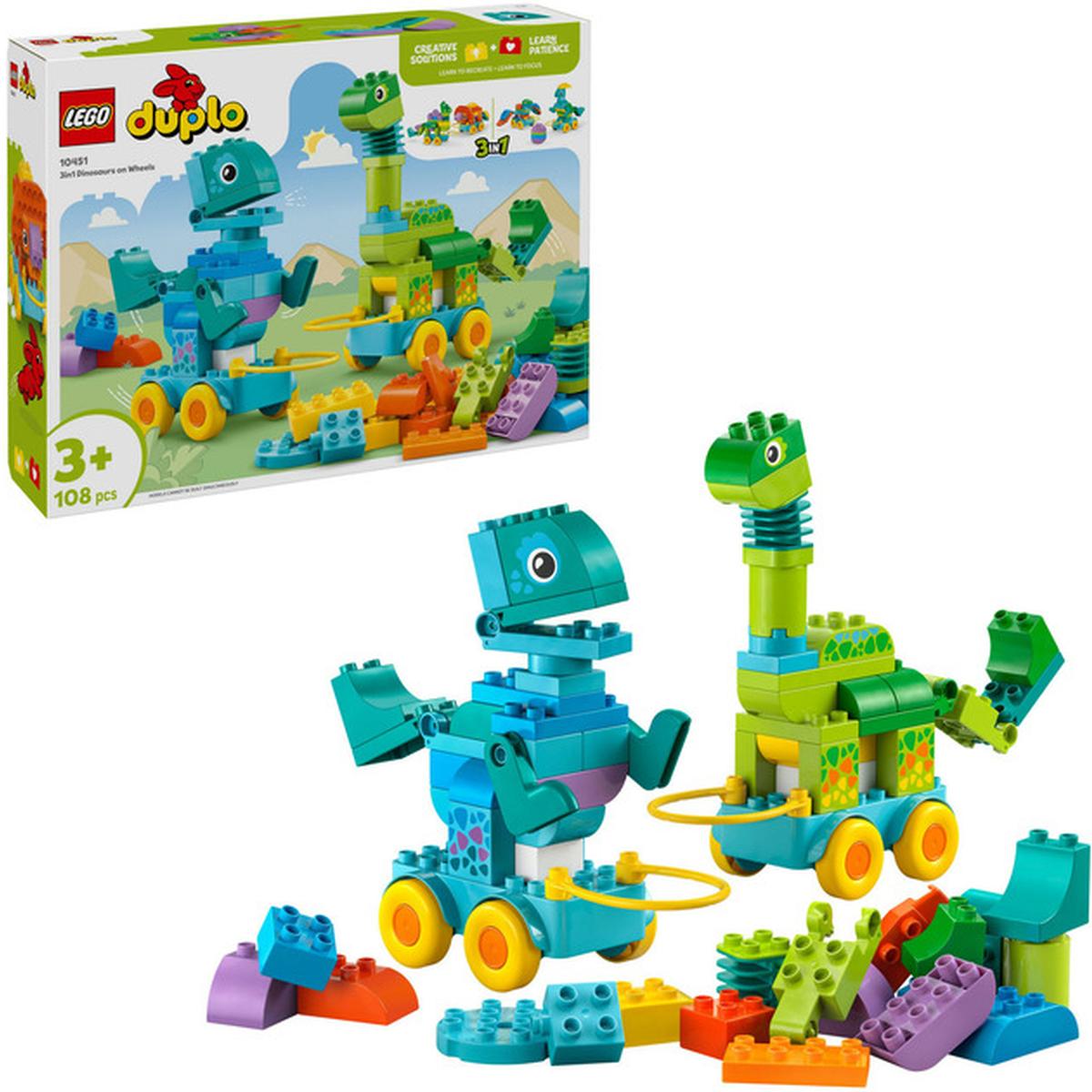 LEGO Duplo - Dinos auf Rädern 3-in-1-Set (10451)