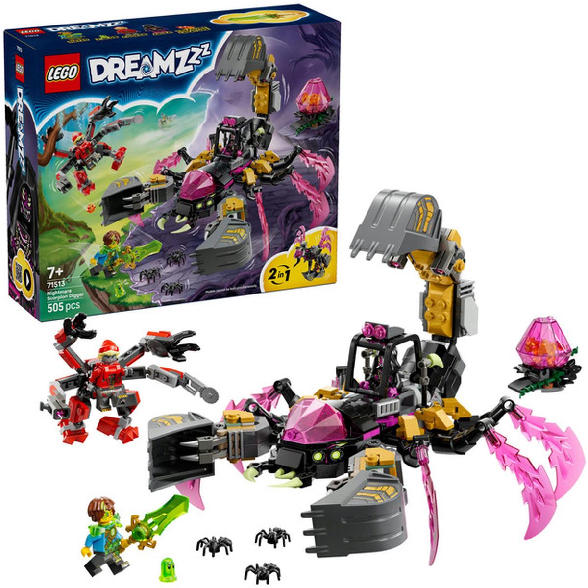 LEGO DREAMZzz Der Alpträume-Skorpionbagger (71513)