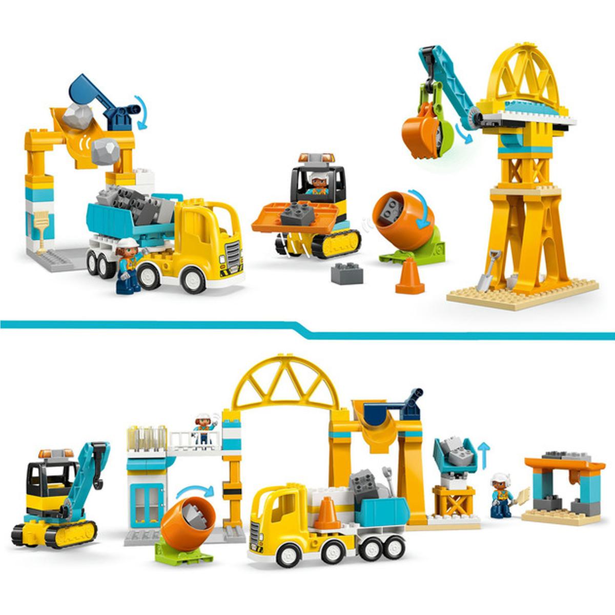 LEGO Duplo Baustelle und Baufahrzeuge 3-in-1 (10476)
