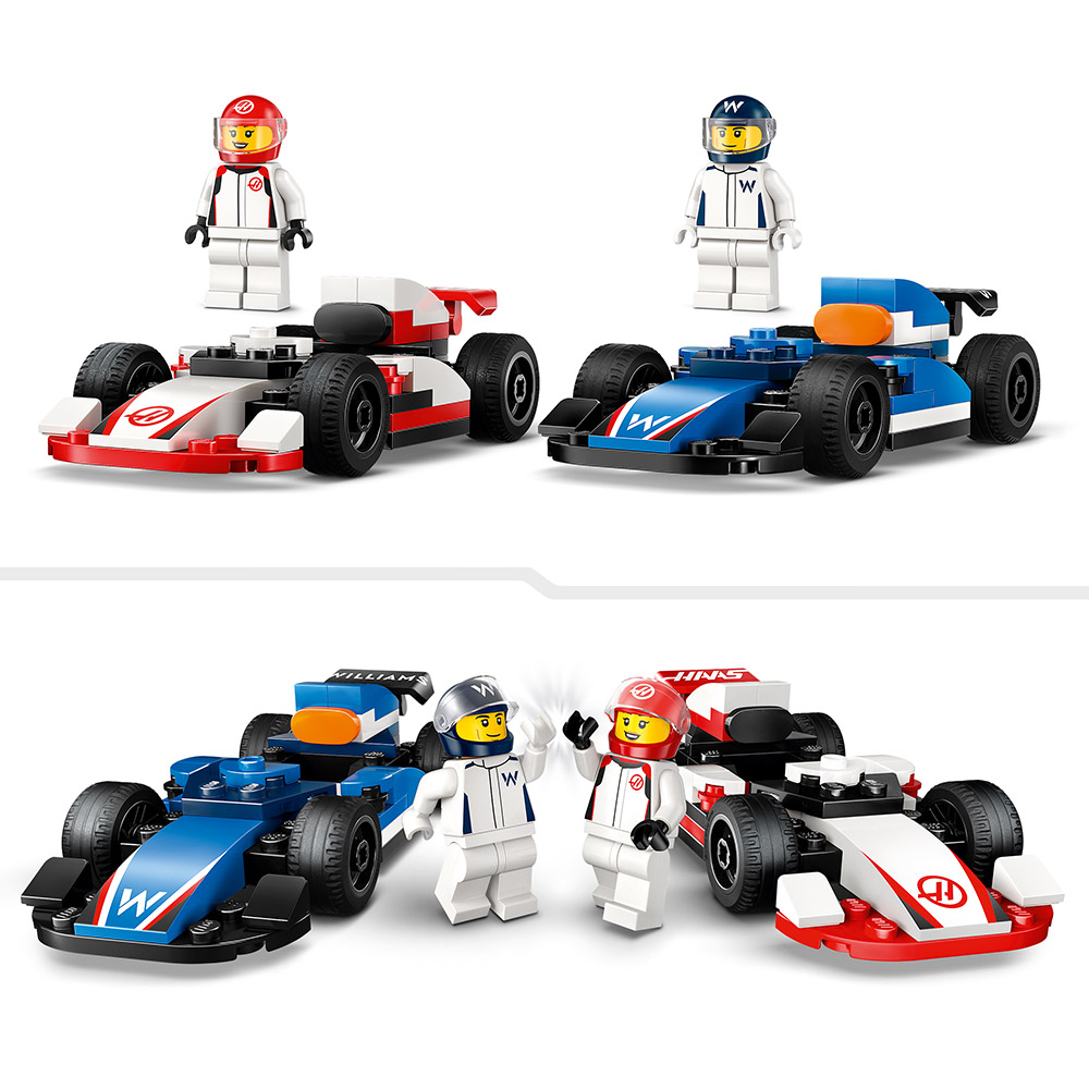 LEGO City - F1 Williams Racing und Haas F1 Rennautos (60464)